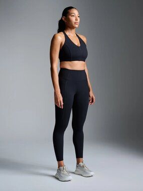 LDNR Black Fatal A Squat Proof High Waist Workout 7/8 Leggings
